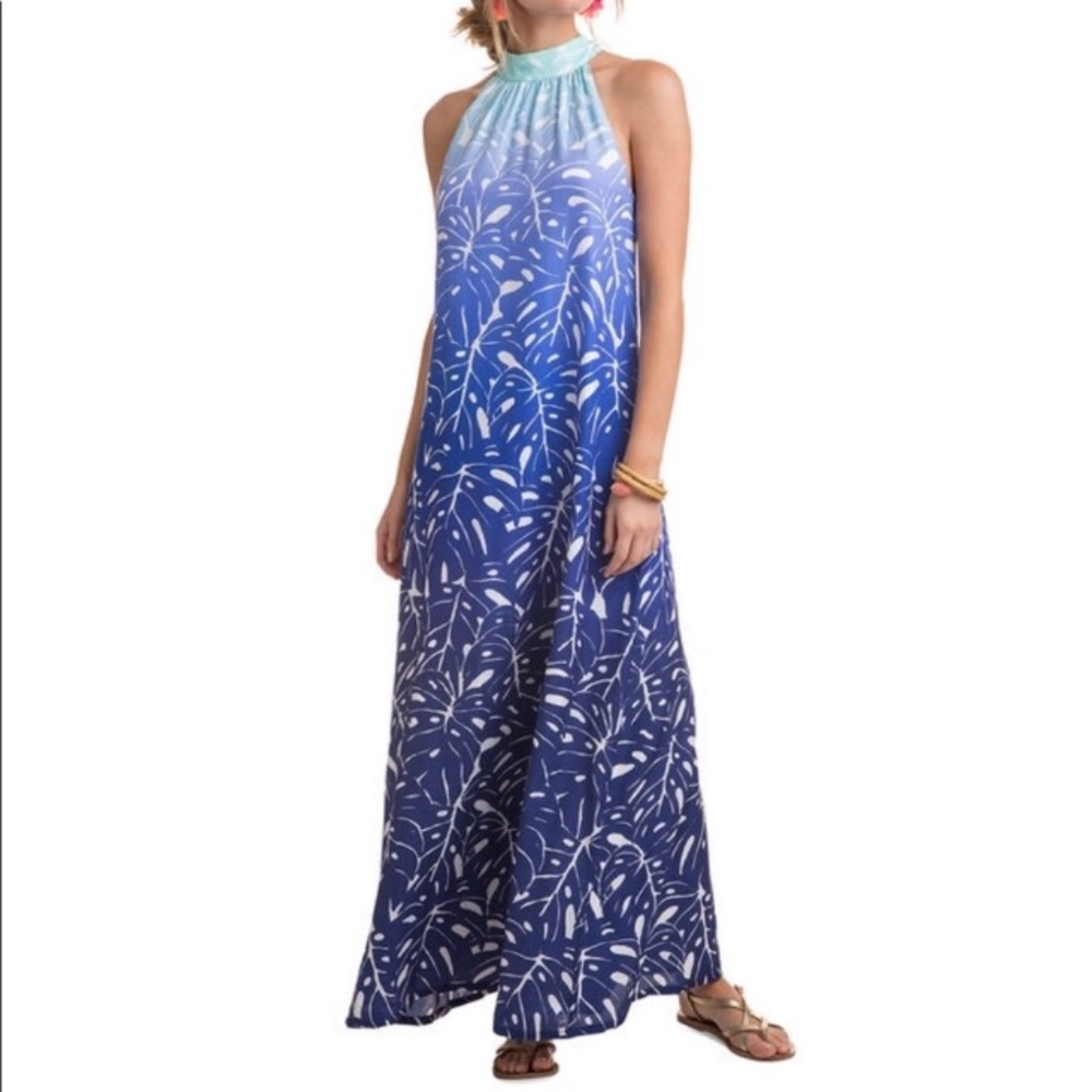 Vineyard Vines Monstrea Ombré Halter Dress